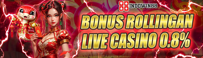 Bonus Rollingan Livecasino 0.8%